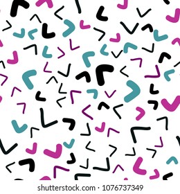 Dark Multicolor vector seamless  pattern with bubble shapes. Shining illustration, which consist of blurred lines, circles. New composition for your brand book.