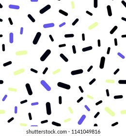Dark Multicolor vector seamless pattern with sharp lines. Shining colored illustration with sharp stripes. Best design for your ad, poster, banner.