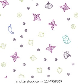 Dark Multicolor vector seamless pattern with fresh ingredients. Illustration with set of fresh food in doodle style. Design for ad, poster, banner of cafes or restaurants. Dark Multicolor vector seamless pattern with fresh ingredients. Illustration with set of fresh food in doodle style. Design for ad, poster, banner of cafes or restaurants.