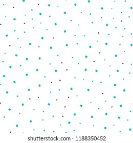 Dark Multicolor vector seamless pattern with spheres. Beautiful colored illustration with blurred circles in nature style. Template for business cards, websites.