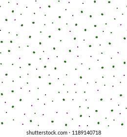 Dark Multicolor vector seamless template with circles. Modern abstract illustration with colorful water drops. Trendy design for wallpaper, fabric makers.