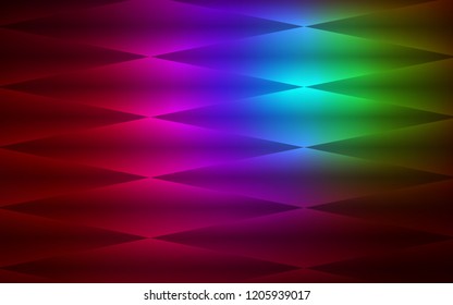 Dark Multicolor vector seamless template with crystals, rectangles. Abstract gradient illustration with rectangles. Template for business cards, websites.