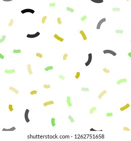 Dark Multicolor vector seamless template with abstract circles. A completely new color illustration in marble style. A completely new memphis design for your business.