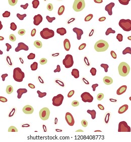 Dark Multicolor vector seamless texture with disks. Modern abstract illustration with colorful water drops. Trendy design for wallpaper, fabric makers.