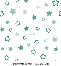 Dark Multicolor vector seamless texture with beautiful stars. Glitter abstract illustration with colored stars. Texture for window blinds, curtains.