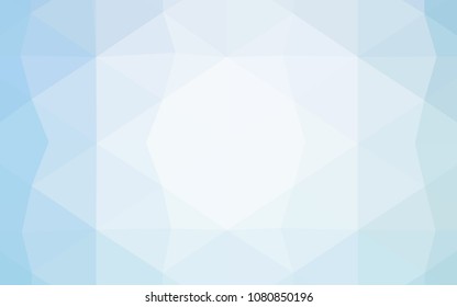 Dark Multicolor vector shining triangular backdrop. Triangular geometric sample with gradient.  Textured pattern can be used for background.