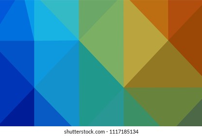 Dark Multicolor vector shining triangular layout. Modern geometrical abstract illustration with gradient. A new texture for your design.
