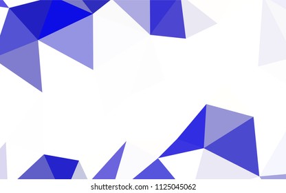 Dark Multicolor vector shining triangular layout. Triangular geometric sample with gradient.  Best triangular design for your business.