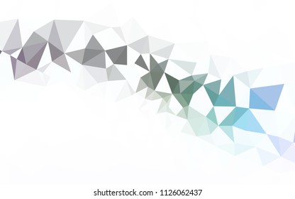 Dark Multicolor vector shining triangular layout. Shining polygonal illustration, which consist of triangles. Completely new template for your banner.