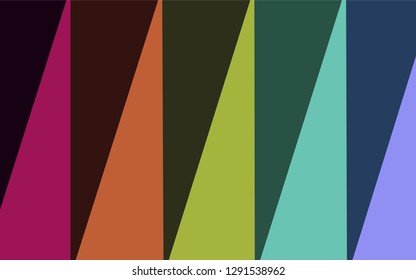 Dark Multicolor vector shining triangular layout. Glitter abstract illustration with an elegant design. Brand-new design for your business.