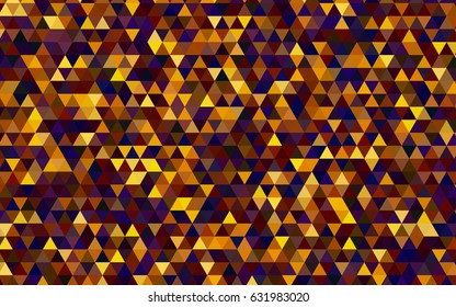 Dark Multicolor vector shining triangular template. A vague abstract illustration with gradient. The best triangular design for your business.