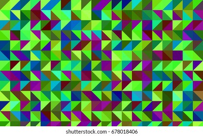 Dark Multicolor vector shining triangular background. Glitter abstract illustration with an elegant design. The textured pattern can be used for background.