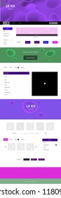Dark Multicolor vector style guide with bent lines. Colorful abstract illustration with gradient lines. This sample is for your website.