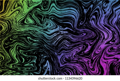 Dark Multicolor vector template with abstract circles. Shining illustration, which consist of blurred lines, circles. A completely new template for your business design.