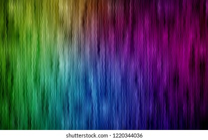 Dark Multicolor vector template with abstract circles. Glitter abstract illustration with wry lines. Marble design for your web site.