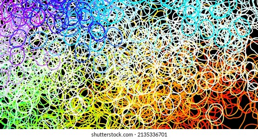 Dark multicolor vector template with abstract forms. Colorful abstract forms with gradient in simple style. Background for cell phones.