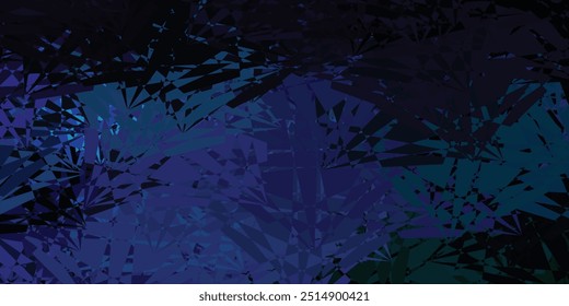 Dark Multicolor vector template with abstract forms. Colorful illustration with simple gradient shapes. Background for cell phones.