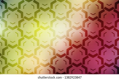 Dark Multicolor vector template with bent lines. A completely new colorful illustration in simple style. Colorful wave pattern for your design.