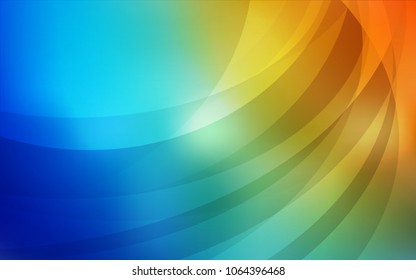 Dark Multicolor vector template with bubble shapes. Creative illustration in halftone marble style with gradient. Brand-new design for your ads, poster, banner.