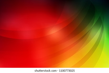 Dark Multicolor vector template with bubble shapes. Shining illustration, which consist of blurred lines, circles. The elegant pattern for brand book.