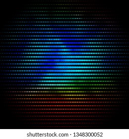 Dark Multicolor vector template with circles. Abstract illustration with colorful spots in nature style. Design for your commercials.