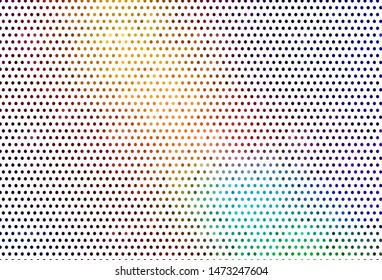 Dark Multicolor vector template with circles. Modern abstract illustration with colorful water drops. Design for poster, banner of websites.
