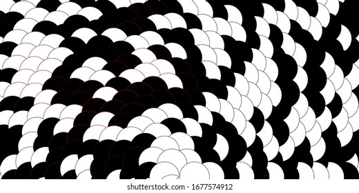 Dark Multicolor vector template with circles. Abstract decorative design in gradient style with bubbles. New template for a brand book.