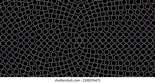 Dark Multicolor vector template with circles. Illustration with set of shining colorful abstract spheres. New template for your brand book.