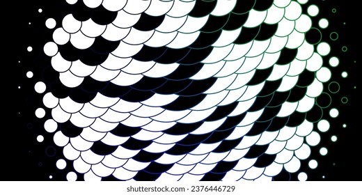 Dark Multicolor vector template with circles. Abstract illustration with colorful spots in nature style. Pattern for business ads.