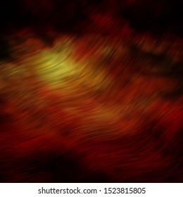 Dark Multicolor vector template with curves. Illustration in abstract style with gradient curved.  Design for your business promotion.