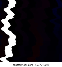 Dark Multicolor vector template with curves. Abstract illustration with gradient bows. Pattern for websites, landing pages.