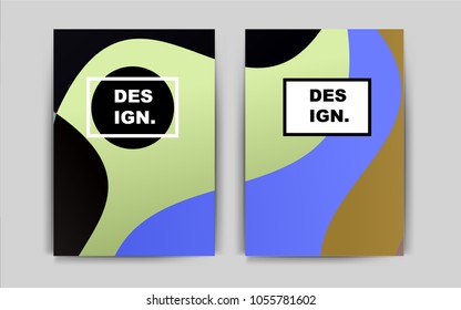 Dark Multicolor vector template for landing pages. Beautiful colored sample in A4 size. New design for a poster, banner of your website.