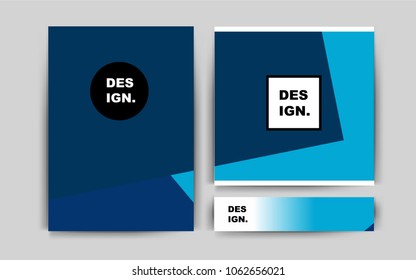 Dark Multicolor vector template for landing pages. Abstract booklet on colored background with gradient. Pattern for ads, leaflets, labels of your business.