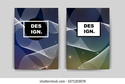 Dark Multicolor vector template for landing pages. Glitter abstract design concept with text box. Completely new template for your brand book.