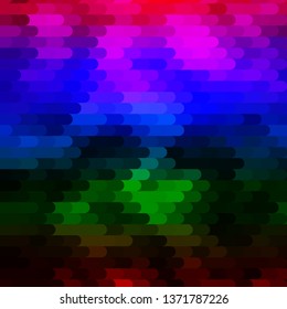 Dark Multicolor vector template with lines. Gradient abstract design in simple style with sharp lines. Template for your UI design.