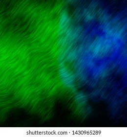 Dark Multicolor vector template with lines. Abstract gradient illustration with wry lines. Pattern for websites, landing pages.