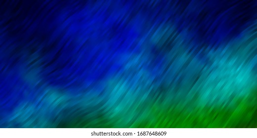 Dark Multicolor vector template with lines. Bright illustration with gradient circular arcs. Pattern for business booklets, leaflets