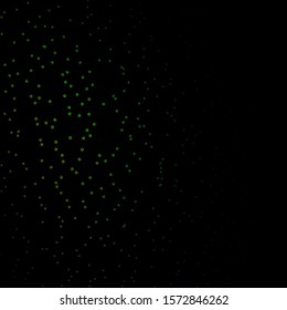 Dark Multicolor vector template with neon stars. Blur decorative design in simple style with stars. Pattern for new year ad, booklets.