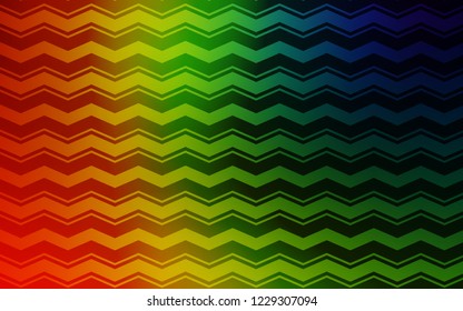Dark Multicolor vector template with repeated sticks. Blurred decorative design in simple style with lines. Smart design for your business advert.