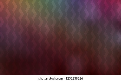 Dark Multicolor vector template with repeated sticks. Shining colored illustration with sharp stripes. Best design for your ad, poster, banner.