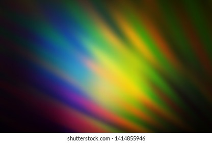 Dark Multicolor vector template with repeated sticks. Shining colored illustration with sharp stripes. Pattern for your busines websites.
