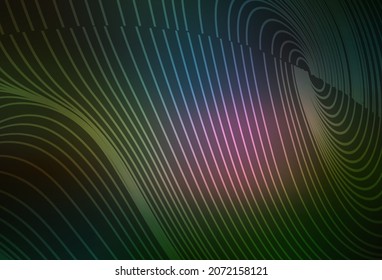 Dark Multicolor vector template with repeated sticks. Colorful shining illustration with lines on abstract template. Smart design for your business advert.