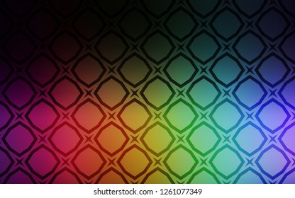 Dark Multicolor vector template with sky stars. Blurred decorative design in simple style with stars. Template for sell phone backgrounds.