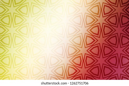 Dark Multicolor vector template with sky stars. Glitter abstract illustration with colored stars. Best design for your ad, poster, banner.