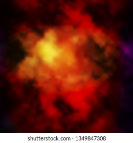 Dark Multicolor vector template with sky, clouds. Shining illustration with abstract gradient clouds. Pattern for your booklets, leaflets.