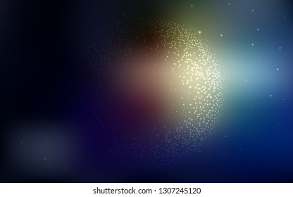 Dark Multicolor vector template with space stars. Shining illustration with sky stars on abstract template. Pattern for astrology websites.