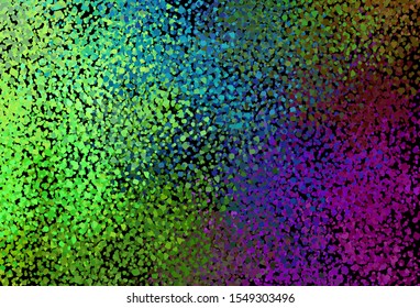 Dark Multicolor vector texture with abstract forms. Decorative design in abstract style with random forms. Simple design for your web site.
