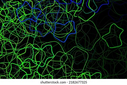 Dark Multicolor vector texture with abstract forms. Simple colorful illustration with abstract gradient shapes. Modern design for your business card.