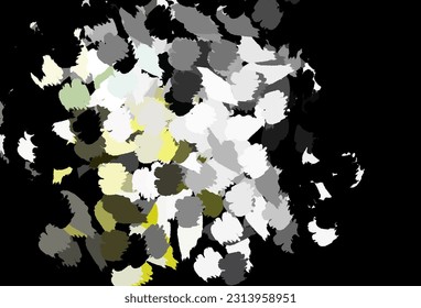 Dark Multicolor vector texture with abstract forms. Simple colorful illustration with abstract gradient shapes. Best smart design for your business.