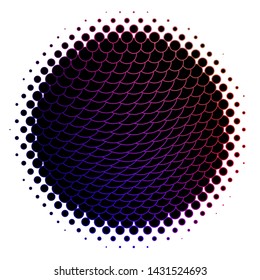Dark Multicolor vector texture with circles. Modern abstract illustration with colorful circle shapes. Design for posters, banners.
